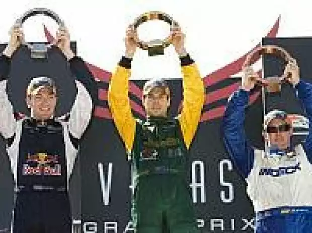Podium Las Vegas Doornbos Power Tracy Titel-Bild zur News: Podium Las Vegas Doornbos Power Tracy