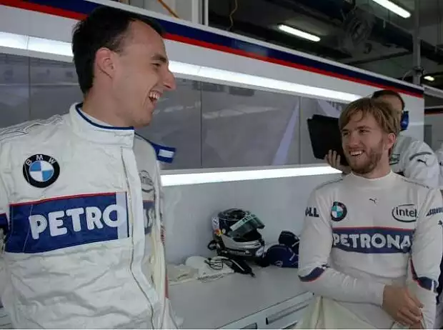 Titel-Bild zur News: Robert Kubica und Nick Heidfeld