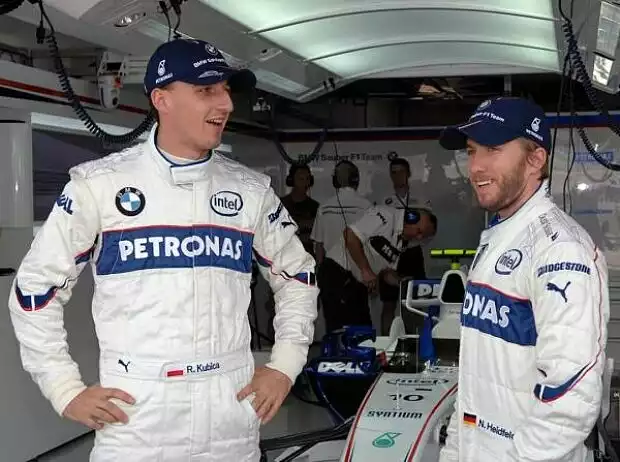 Titel-Bild zur News: Robert Kubica und Nick Heidfeld