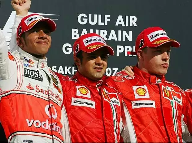 Podium in Bahrain 2007 Titel-Bild zur News: Podium in Bahrain 2007