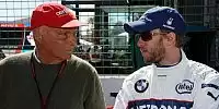 Niki Lauda mit Nick Heidfeld