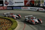 Audi R10 TDI #2 (Audi Sport North America), Emanuele Pirro, vor Audi R10 TDI #1 (Audi Sport North America), Dindo Capello