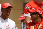  Lewis Hamilton (McLaren-Mercedes) und Felipe Massa (Ferrari)
