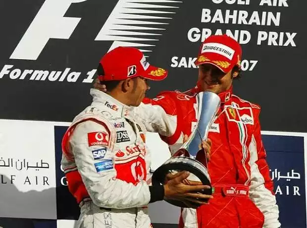 Titel-Bild zur News: Lewis Hamilton und Felipe Massa
