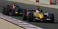 Giancarlo Fisichella vor David Coulthard