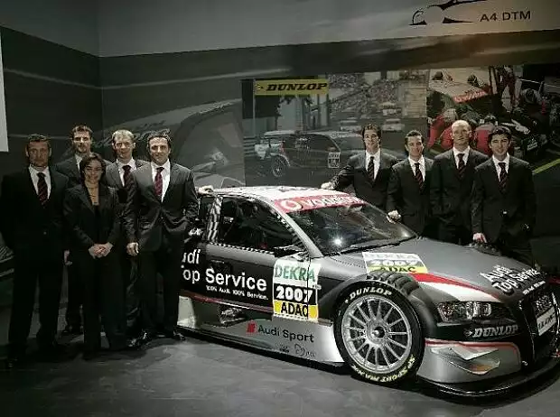 Audi Mannschaft DTM 2007 Titel-Bild zur News: Audi Mannschaft DTM 2007