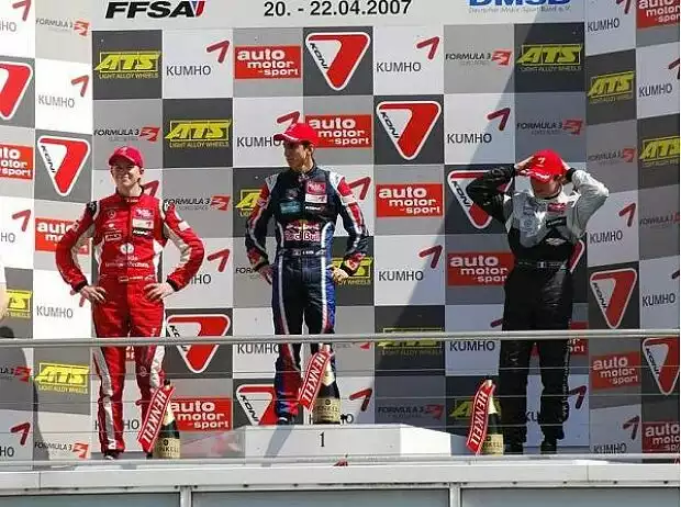 Podium in Hockenheim 2007 Titel-Bild zur News: Podium in Hockenheim 2007