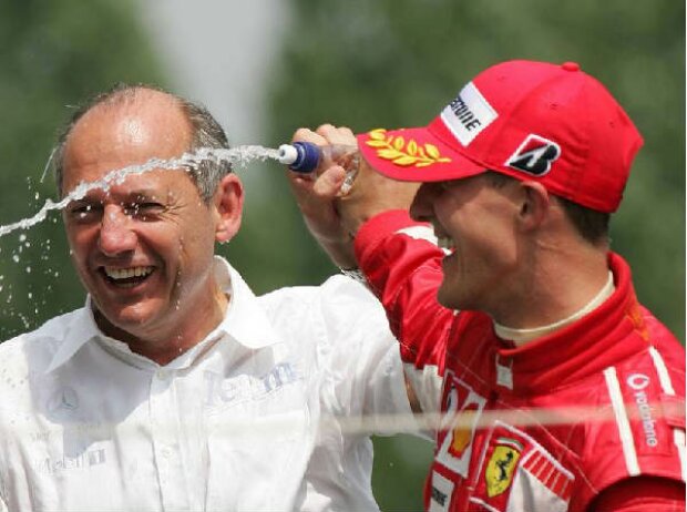 Titel-Bild zur News: Ron Dennis und Michael Schumacher
