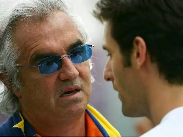 Flavio Briatore und Mark Webber Titel-Bild zur News: Flavio Briatore und Mark Webber