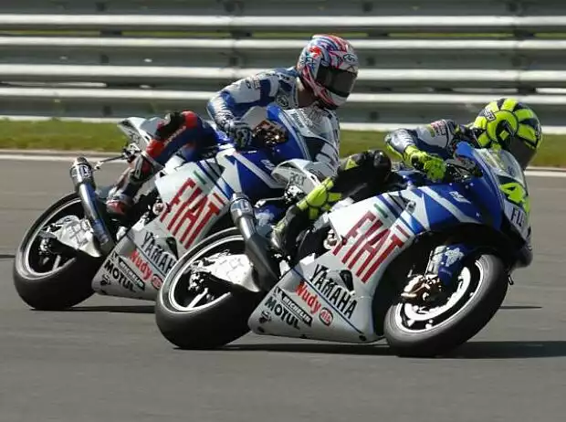 Colin Edwards Valentino Rossi Titel-Bild zur News: Colin Edwards Valentino Rossi