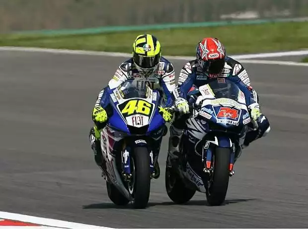 Valentino Rossi und Antonio Elias Titel-Bild zur News: Valentino Rossi und Antonio Elias