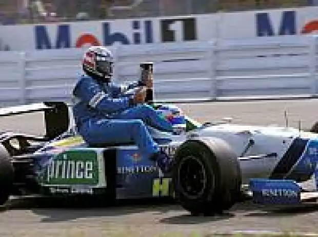 Jean Alesi und Gerhard Berger Titel-Bild zur News: Jean Alesi und Gerhard Berger