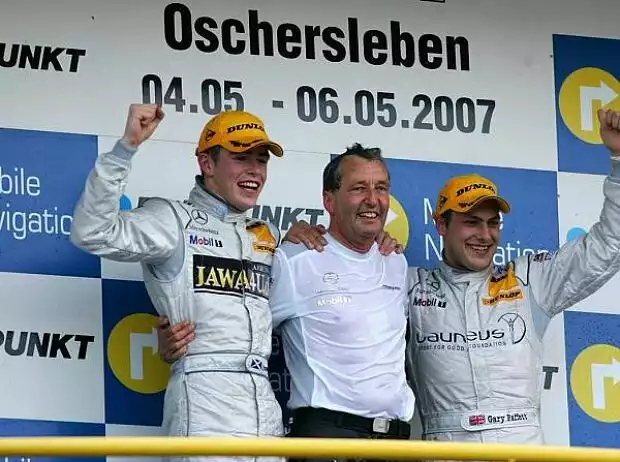 Titel-Bild zur News: Paul di Resta, Ingmar Persson und Gary Paffett