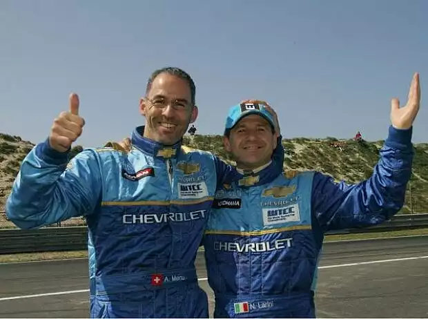 Alain Menu und Nicola Larini Titel-Bild zur News: Alain Menu und Nicola Larini