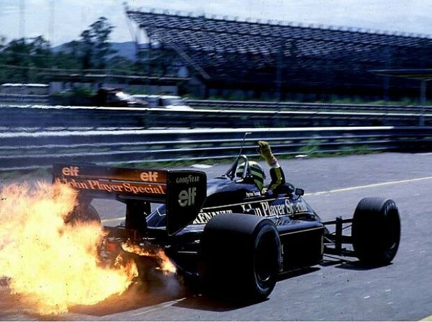 Titel-Bild zur News: Ayrton Senna Lotus 1986