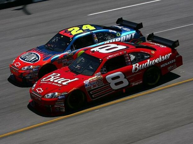 Jeff Gordon Dale Earnhardt Jr.