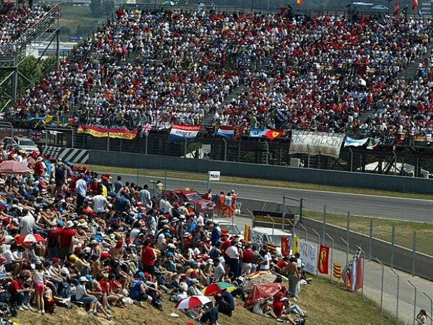 Fans in Barcelona