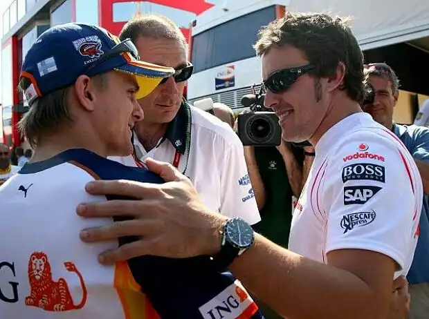 Titel-Bild zur News: Heikki Kovalainen und Fernando Alonso