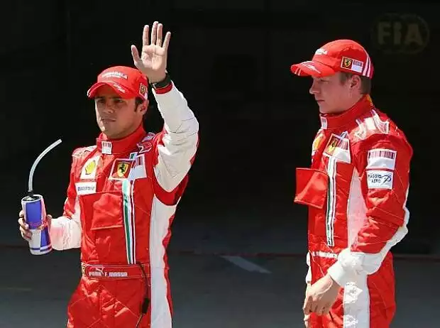 Felipe Massa und Kimi Räikkönen Titel-Bild zur News: Felipe Massa und Kimi Räikkönen