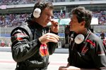 Alistair Gibson und Jacky Eeckelaert (Chefingenieur) (Honda F1 Team) 