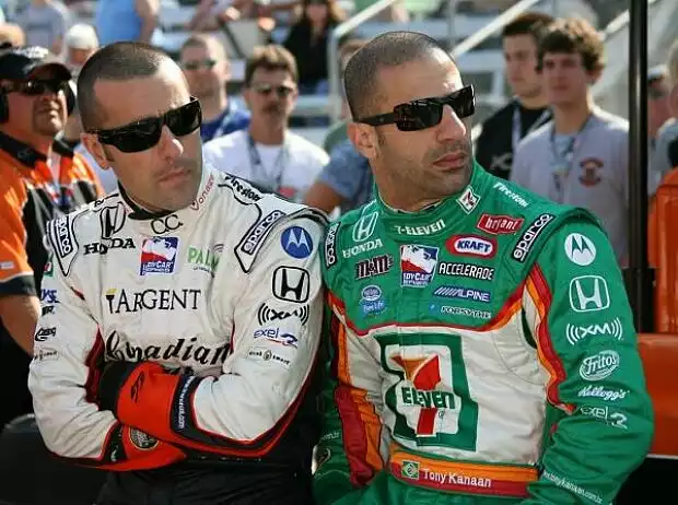Dario Franchitti und Tony Kanaan Titel-Bild zur News: Dario Franchitti und Tony Kanaan