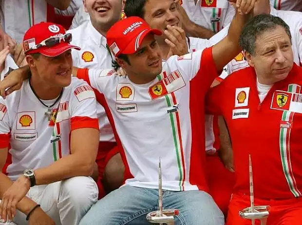 Felipe Massa Michael Schumacher Jean Todt (Teamchef) Titel-Bild zur News: Felipe Massa Michael Schumacher Jean Todt (Teamchef)