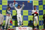 Javier Villa (Racing Engineering), Timo Glock (iSport) und Lucas di Grassi (ART)