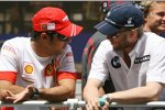 Felipe Massa (Ferrari) und Nick Heidfeld (BMW Sauber F1 Team) 