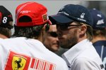 Felipe Massa (Ferrari) und Nick Heidfeld (BMW Sauber F1 Team) 