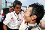 Aguri Suzuki (Teamchef) und Takuma Sato (Super Aguri) 