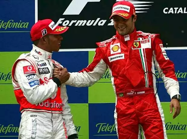 Titel-Bild zur News: Lewis Hamilton und Felipe Massa