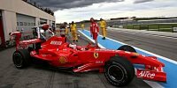 Bild zum Inhalt: Räikkönen am letzten Testtag knapp vor Fisichella