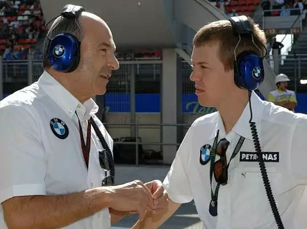 Peter Sauber mit Sebastian Vettel Titel-Bild zur News: Peter Sauber mit Sebastian Vettel