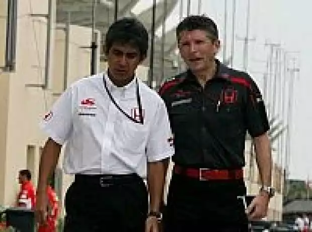 Titel-Bild zur News: Aguri Suzuki mit Nick Fry