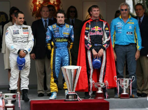 Fernando Alonso David Coulthard Juan-Pablo Montoya 