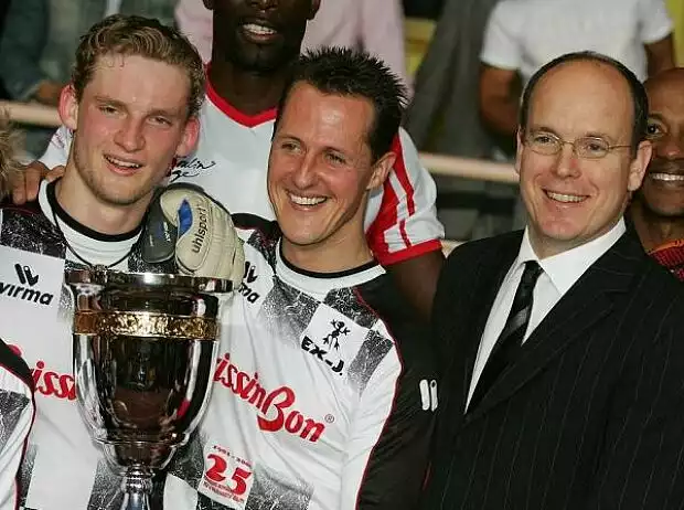 Maro Engel, Michael Schumacher, Fürst Albert Titel-Bild zur News: Maro Engel, Michael Schumacher, Fürst Albert