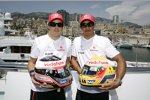 Fernando Alonso und Lewis Hamilton (McLaren-Mercedes) 