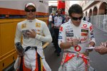 Heikki Kovalainen (Renault) und Fernando Alonso (McLaren-Mercedes)  