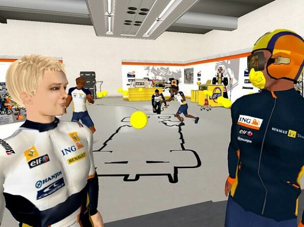 Heikki Kovalainen in Second Life