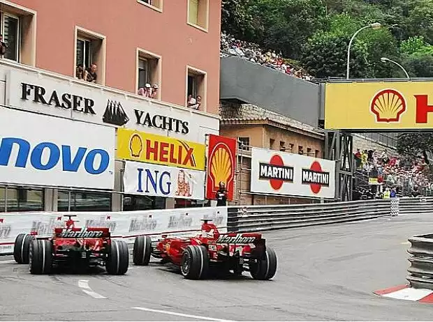Felipe Massa Kimi Räikkönen Rascasse Monaco Titel-Bild zur News: Felipe Massa Kimi Räikkönen Rascasse Monaco