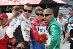 Dario Franchitti, Marco Andretti und Tony Kanaan (alle Andretti Green)