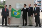 Bruno Senna enthüllt eine Gedenktafel an seinen Onkel
