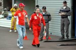 Michael Schumacher Jean Todt (Teamchef) (Ferrari) 