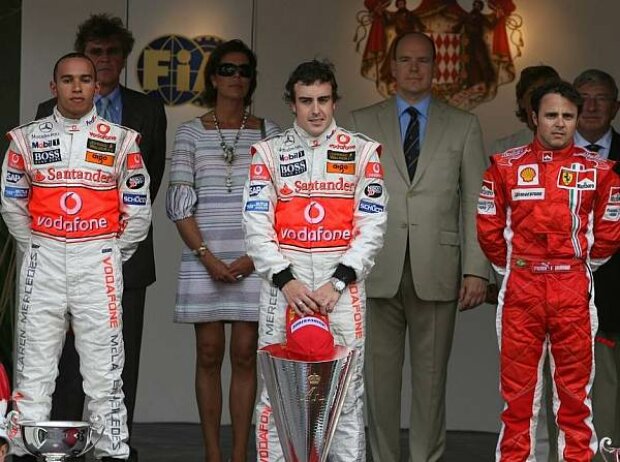 Titel-Bild zur News: Podium in Monaco 2007