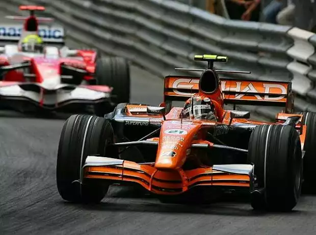 Titel-Bild zur News: Christijan Albers vor Ralf Schumacher