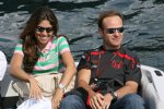 Rubens Barrichello (Honda F1 Team) mit Ehefrau Silvana
