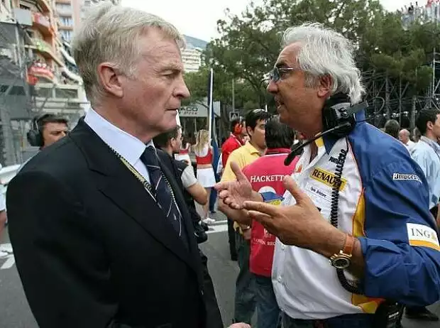 Max Mosley mit Flavio Briatore Titel-Bild zur News: Max Mosley mit Flavio Briatore