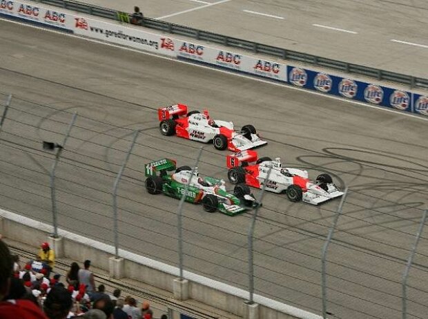 Kanaan Hornish Castroneves Kanaan Hornish Castroneves