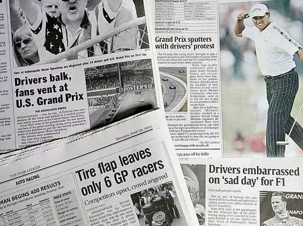 Amerikanische Zeitungen nach Indianapolis 2005 Titel-Bild zur News: Amerikanische Zeitungen nach Indianapolis 2005