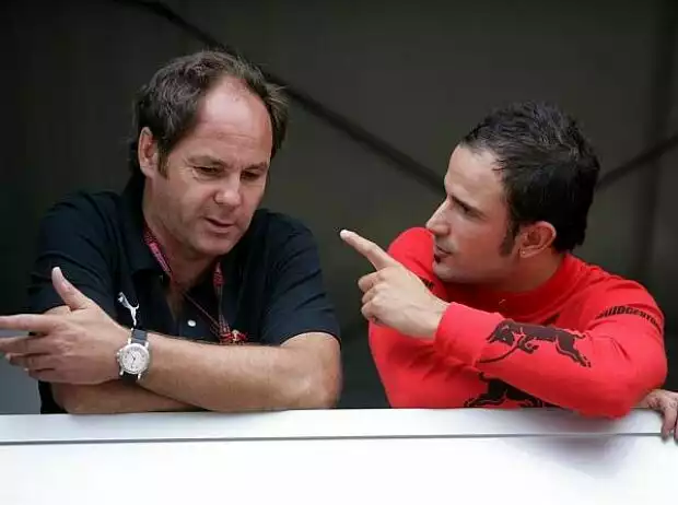 Gerhard Berger mit Vitantonio Liuzzi Titel-Bild zur News: Gerhard Berger mit Vitantonio Liuzzi